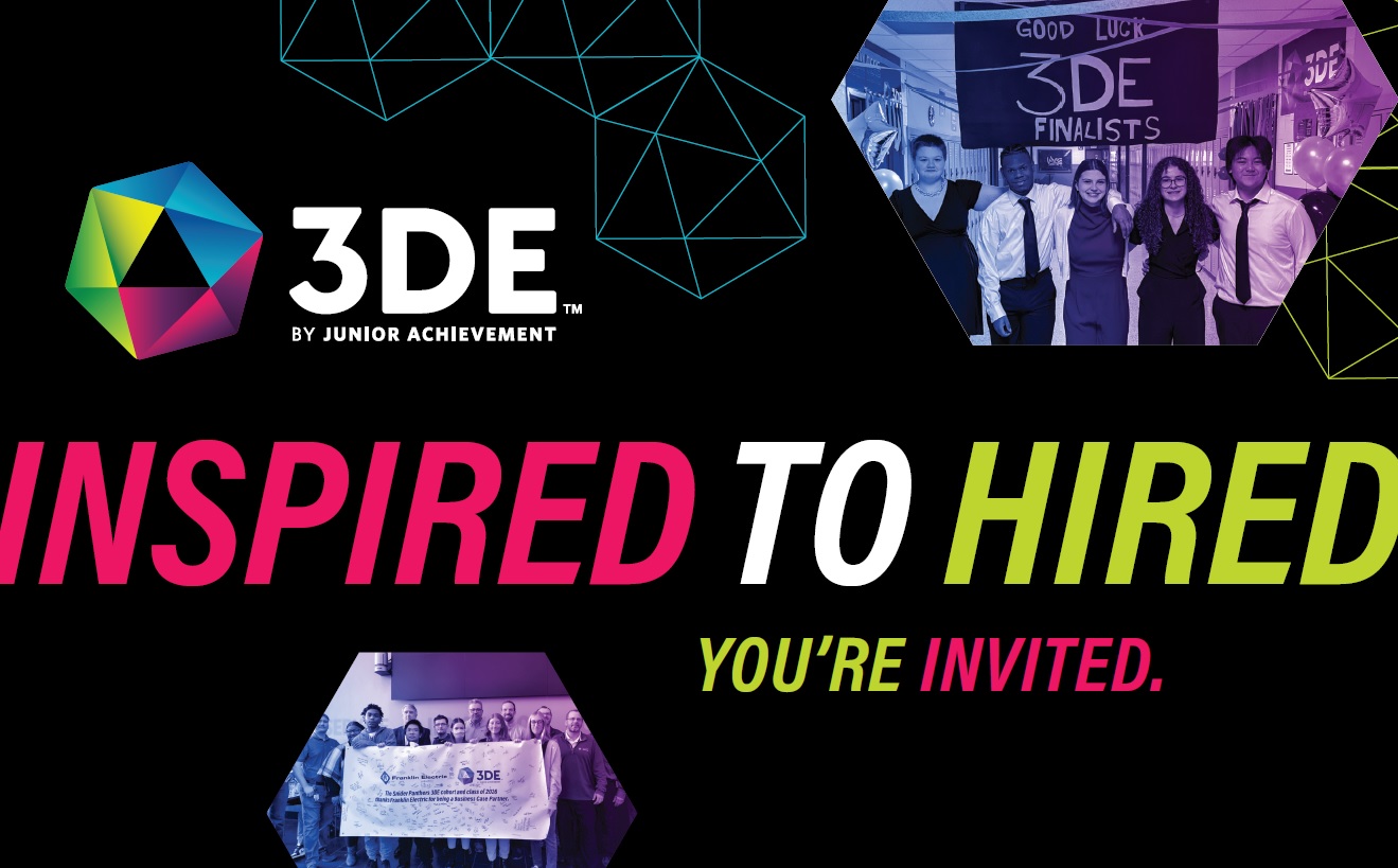 3DE Inspired to Hired