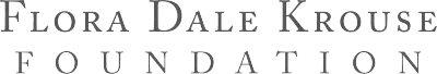Logo for sponsor Flora Dale Krouse Foundation